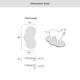 Catssup The Cloud Lounge 雲朵免鑽牆式貓跳台