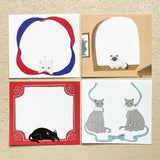 【cozyca products】貓咪插畫便條 Memo Pad (Five Cool Cats)